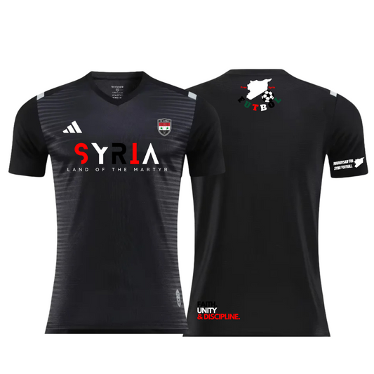 SYRIA JERSEY BLACK OLD FLAG